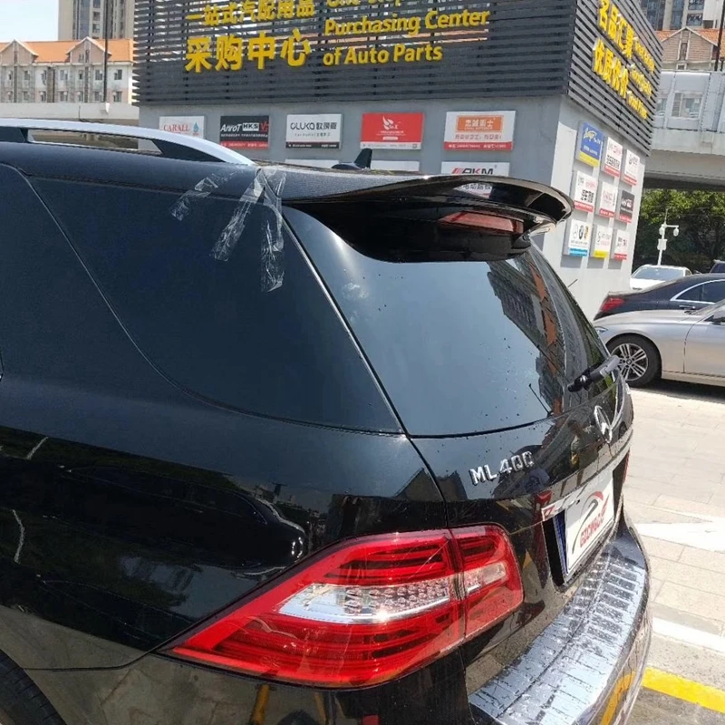 IN для Mercedes-Benz GLE grade ML-class W166 B стиль спойлер из углеродного волокна модифицированный спойлер на крыше