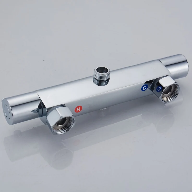 Хромированные смесители для ванны и душа клапан регулировки воды настенный