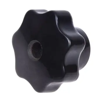 

New Screw 60mm Dia M10 Thread Type Black Plastic Star Head Locknut