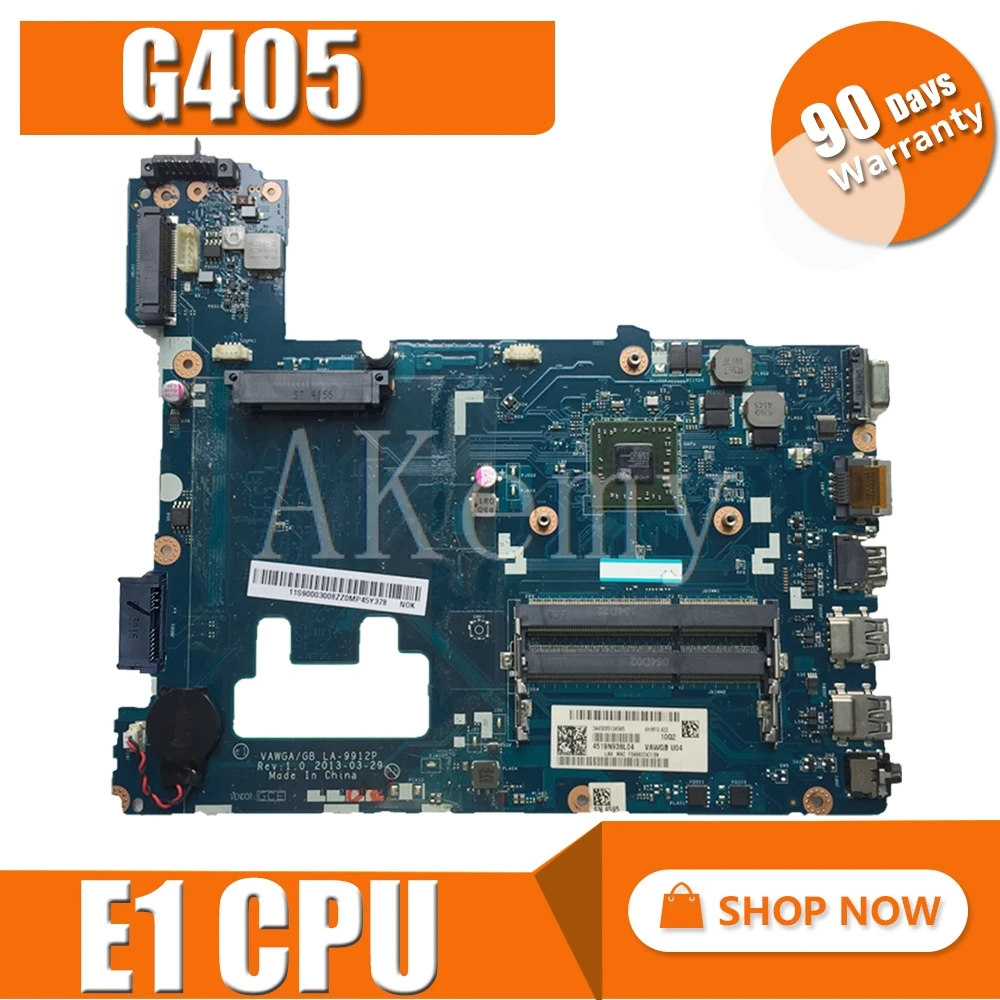 SAMXINNO для Lenovo G405 материнская плата ноутбука VAWGA/GB LA 9912P с ЦП DDR3 100% протестированная