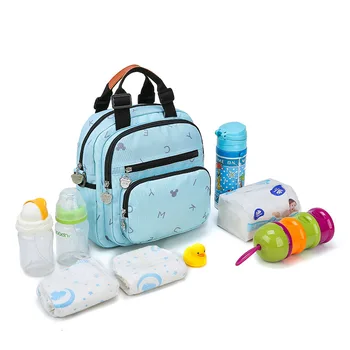 

New Mini Mummy Bag Backpack Multifunctional waterproof Large Capacity Baby Bag Travel Backpack Nursing Bag for Baby Care