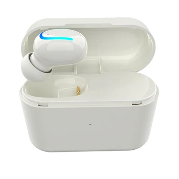 

HBQ-Q26 Wireless Bluetooth 4.2+EDR Mini Single Ear Earphone Earbuds 500mAh Charging Box Headset