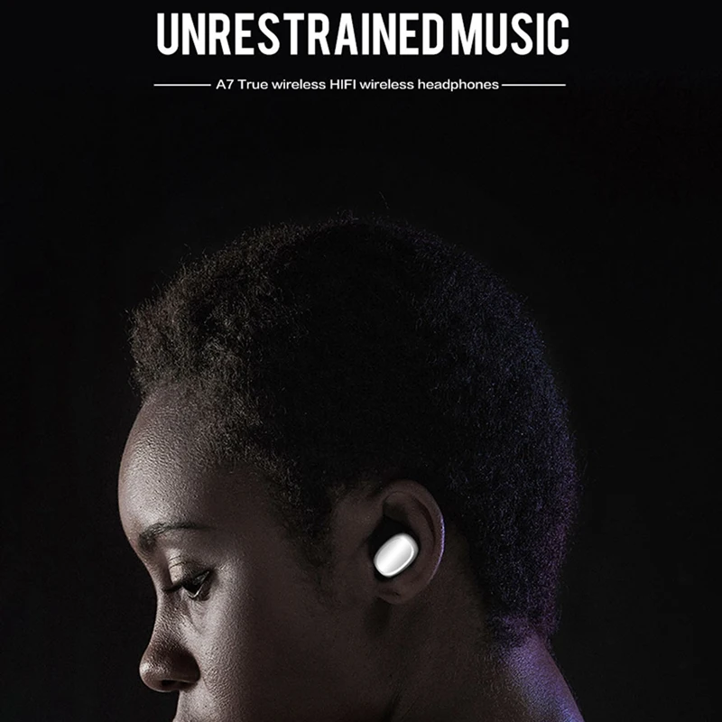 Wireless Bluetooth Earphone5 0 A7 Tws Wireless Headset with Charging Box Sports Earphone Led Power Display