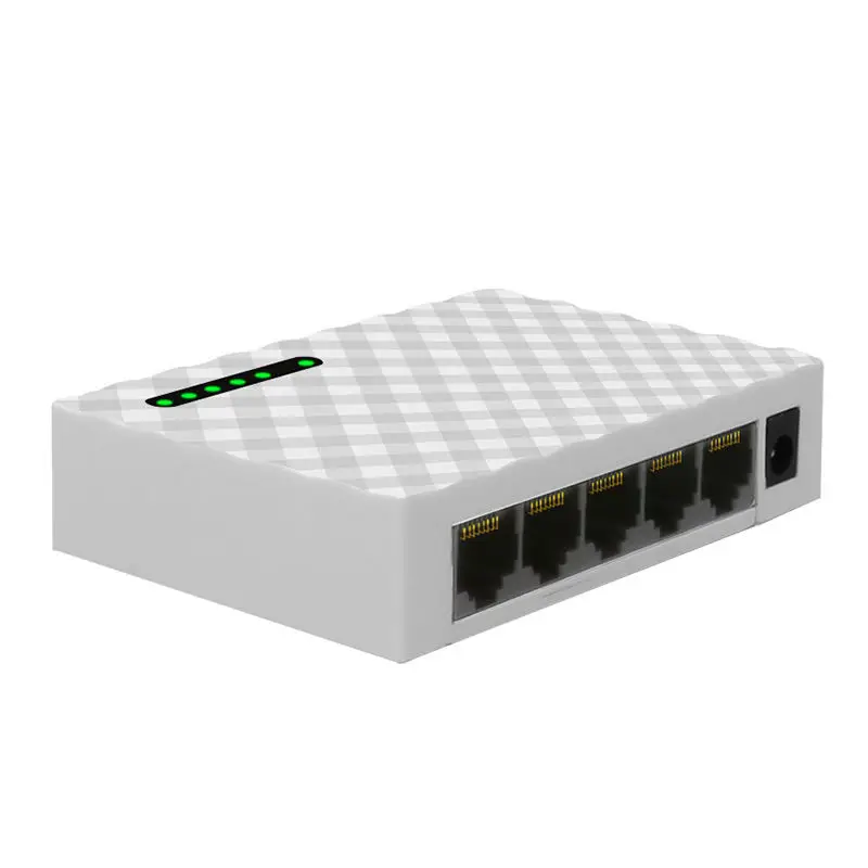 Diewu 5 Порты и разъёмы Gigabit Ethernet сетевой коммутатор Gigabit 10/100/1000 Мбит Настольный концентратор Lan полный/полудуплекс Ethernet управляемый коммутатор(Соединенные Штаты Америки
