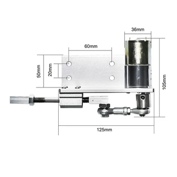 

DIY custom linear reciprocating motor DC 12V 24V stroke 5mm10mm with speed governor