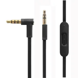 High-Quality 3.5mm Microphone Headset Audio Extension Cable, 140cm Length, Dual Plug Design (Black)