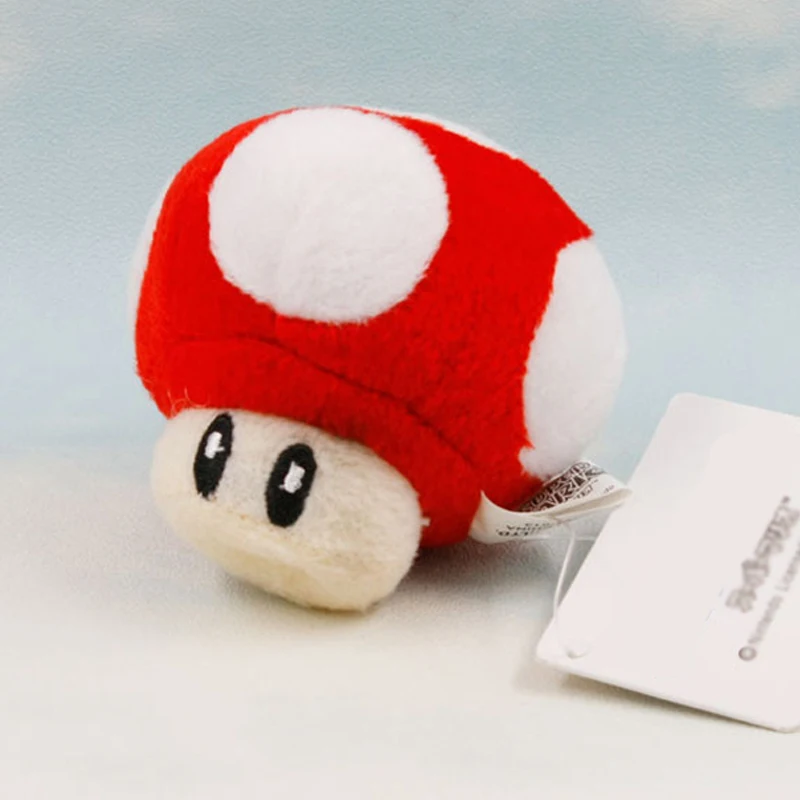 Аниме Плюшевые 7 см Супер Братья Марио Жаба грибы плюшевые брелки аниме фигурки