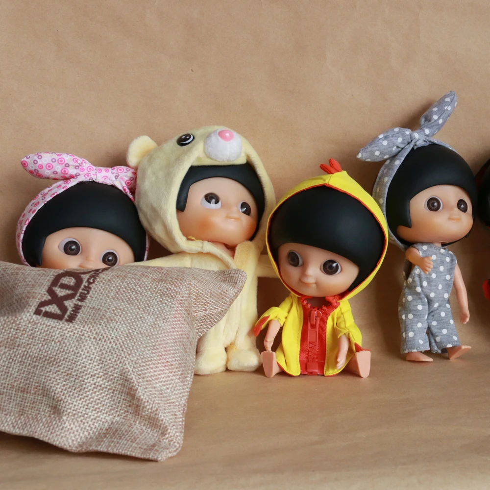 Мода прекрасный IXDOLLS Blyth большие глаза головы в одежде Кукла Медведь динозавр фабрика фигурка Мини милый подарок для девочки