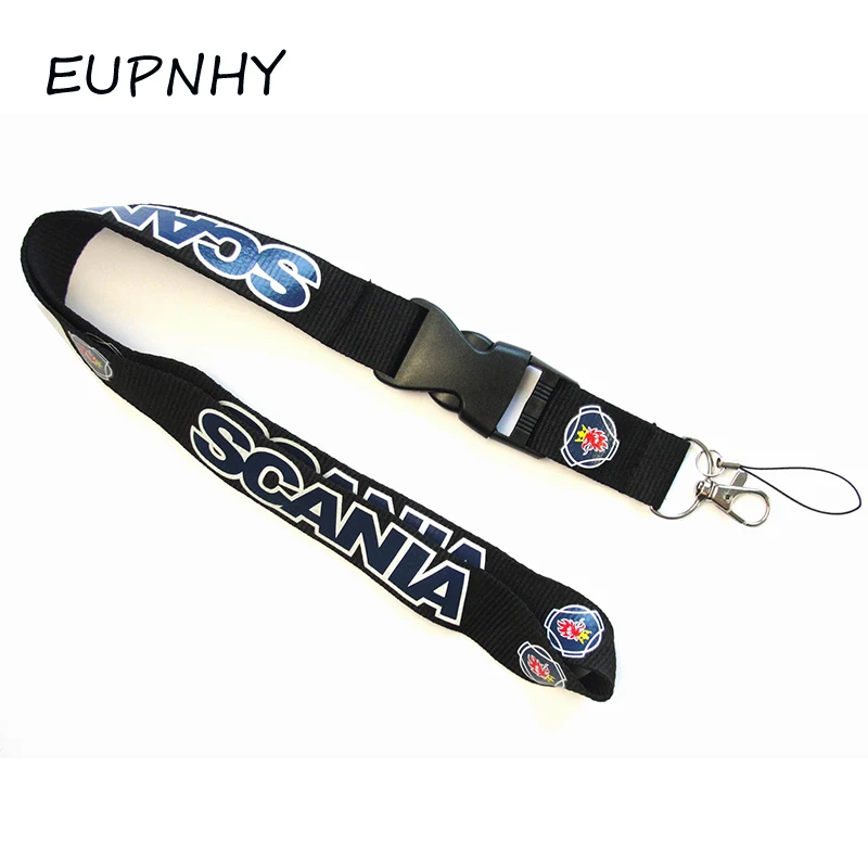 EUPNHY 1 шт. логотип SCANIA ремешок для мобильного телефона MP3 USB флеш-накопители брелок ремешок ремни ID значок держатель