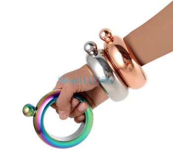 

20PCS Bangle Bracelet Hip Flask Grade 304 Stainless Steel High Quality Whiskey Drinkware and Funnel Set