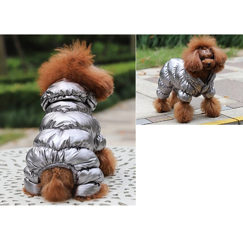 Зимняя одежда для собак; пуховик для маленьких собак с французским бульдогом; теплая одежда с хлопковой подкладкой; пальто для чихуахуа; одежда для домашних животных