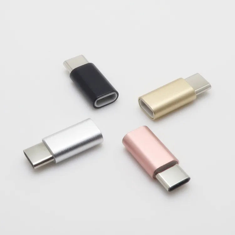 1 pcs USB Adapter USB Type C to Micro USB OTG Cable Type-C Converter Connector for Macbook Samsung S9 S8 Huawei P20 P10
