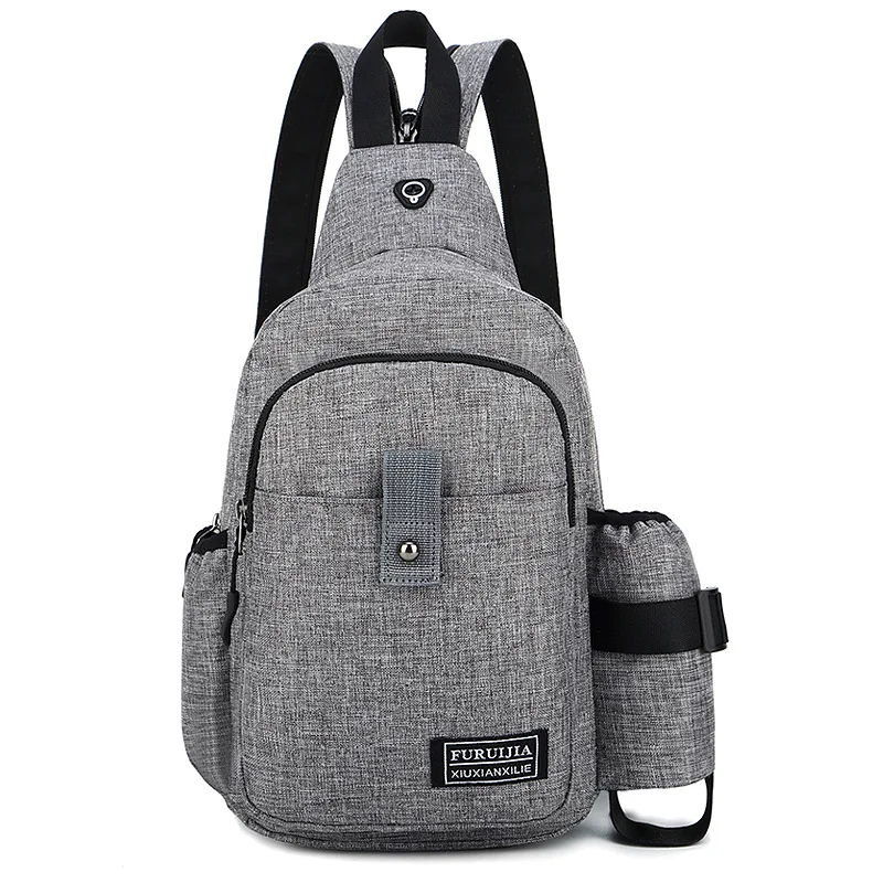 

2019 New Style Backpack Men Smart Chest Pack Korean-style Fashion Shoulder Multi-functional Dual Purpose Bag