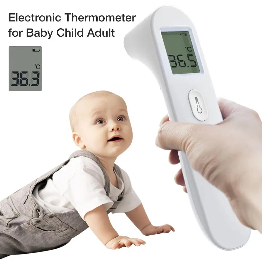 

Electronic Thermometer Non-contact Infrared Human Ear Forehead Thermometer With LCD Display For Baby Child Adult 2020 New