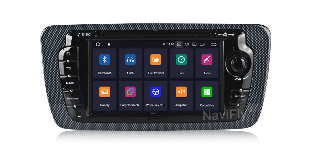 Excellent NaviFly Android9.0 IPS Screen DSP Car dvd player for Seat Ibiza 2009-2013 GPS Navigation OBD2 RDS raido TPMS CarPlayer 42