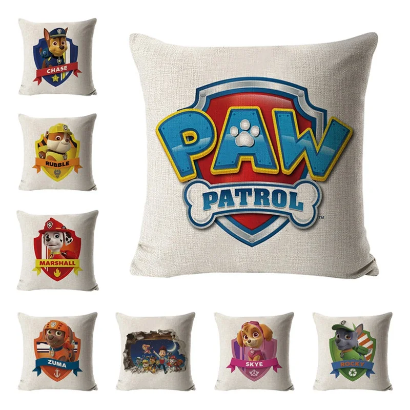 Paw Patrol Hug наволочка игрушка диванная Подушка Наволочка Райдер Patrulha Canina Аниме фигурки наволочка детские подарки на день рождения