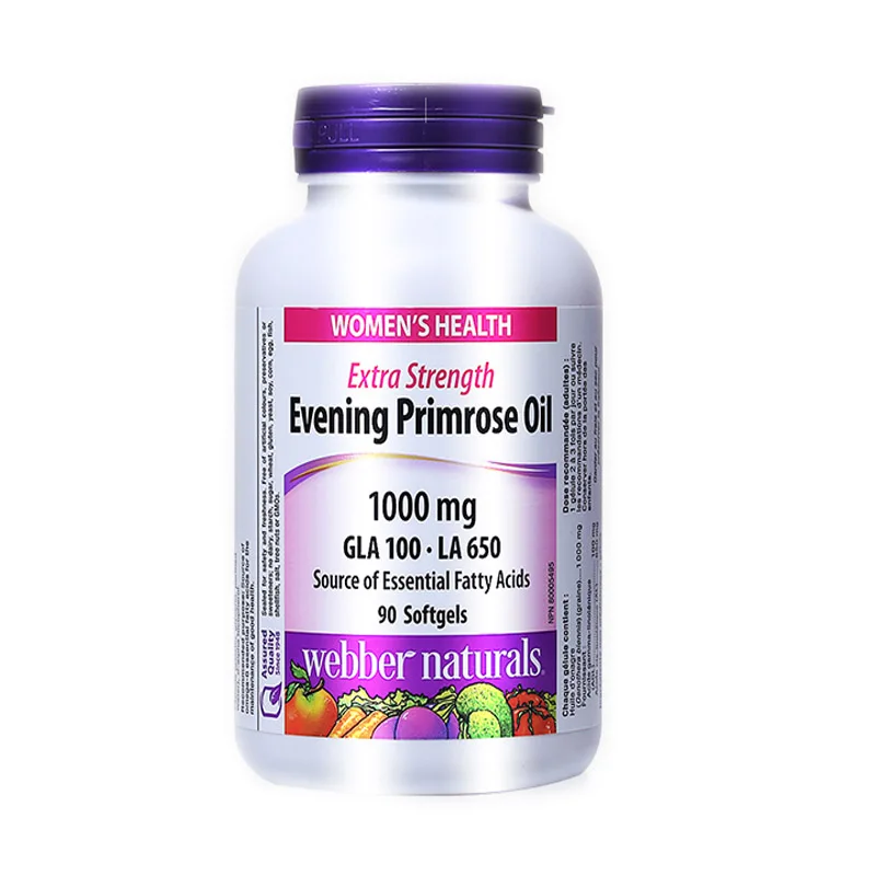 

WebberNaturals evening primrose oil 90 capsules/bottle free shipping