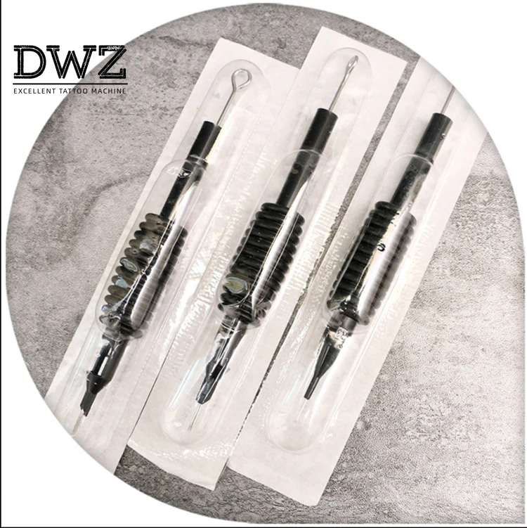 

Disposable black silicone handle plus needle handle ambitious tattoo grip tattoo rubber wirekess tattoo machine tattoo supply