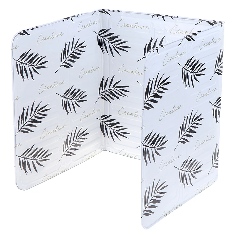 1pc black Heat Insulation Kitchen Utensils Cactus Printed Aluminum Foil Block Oil Barrier Stove Cook Anti-Splashing Oil Baffle