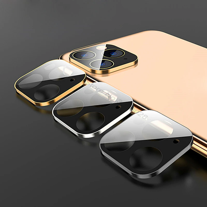 Camera Lens Full Cover Protective Metal Ring + Tempered Glass Case For iPhone 11 Pro XS Max XR X Back Camera Lens Protector Case Camera Lens Full Cover Protective Metal Ring + Tempered Glass Case For iPhone 11 Pro XS Max XR X Back Camera Lens Protector Case