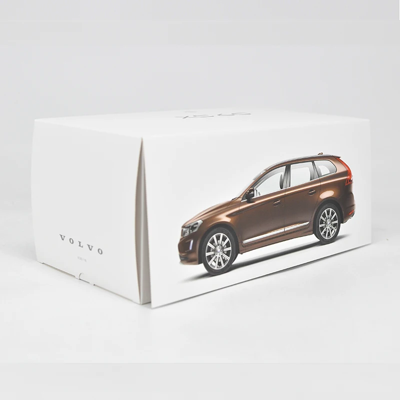 Высокая имитация 1:18 VOLVO XC60 роскошная модель из сплава SUV, изысканная литая металлическая коллекция и модель украшения