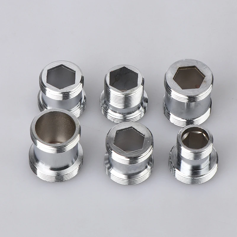 Description Picture 5 of itemNEW Faucet Adapter M16 M18 M20 M21 M22 M24 Thread Transfer Thread Brass Connector Bathroom Kitchen Faucet Spout Accessories