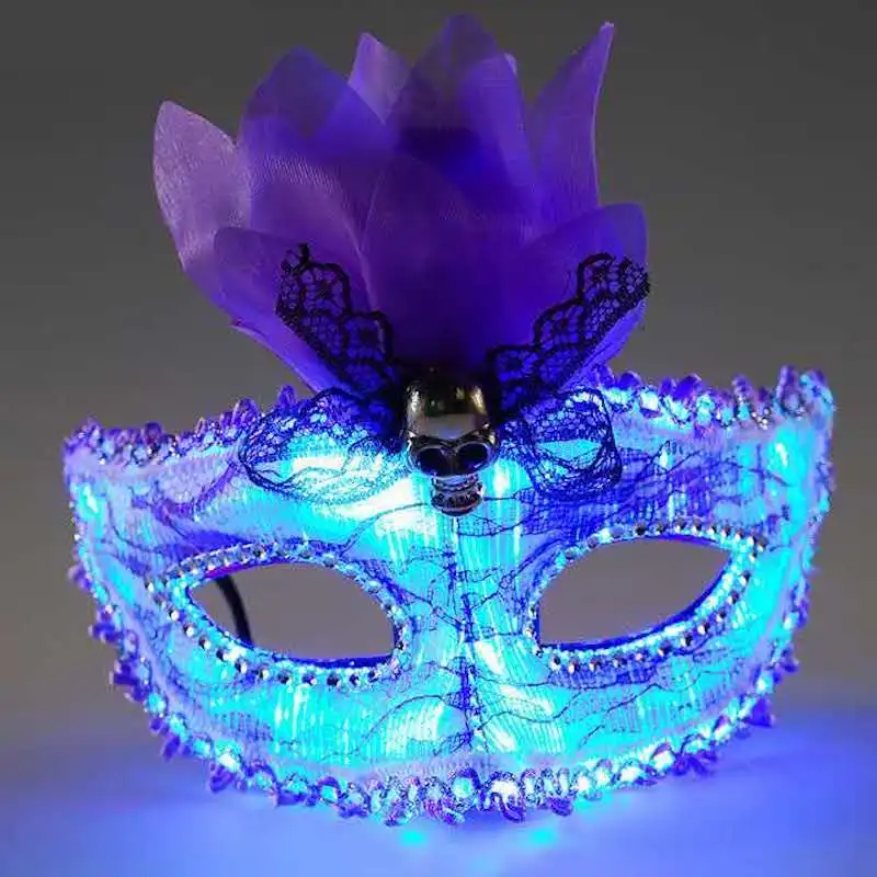 

Luminous Led Light Up Party Masquerade Mask