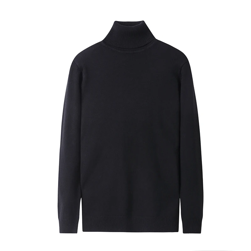 GustOmerD 2019 Winter Mens Turtleneck Sweater Casual Warm Pullovers Men Fashion Clothes Off White Sweater Men