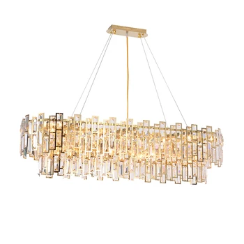 

Modern Luxury Crystal Chandelier Lighting Fixture Contemporary Chandeliers Lamp Pendant Hanging Light for Home Restaurant Decor