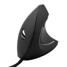 Rato ótico do gamer do rato de linelength para o computador portátil rato vertical ergonômico plug usb com fio da mão direita do jogo do computador dos ratos 1.8m