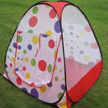 Складной детский тент с цветами и точками, игровой домик, большой дом, детская развивающая игрушка, бассейн с шариками океанов