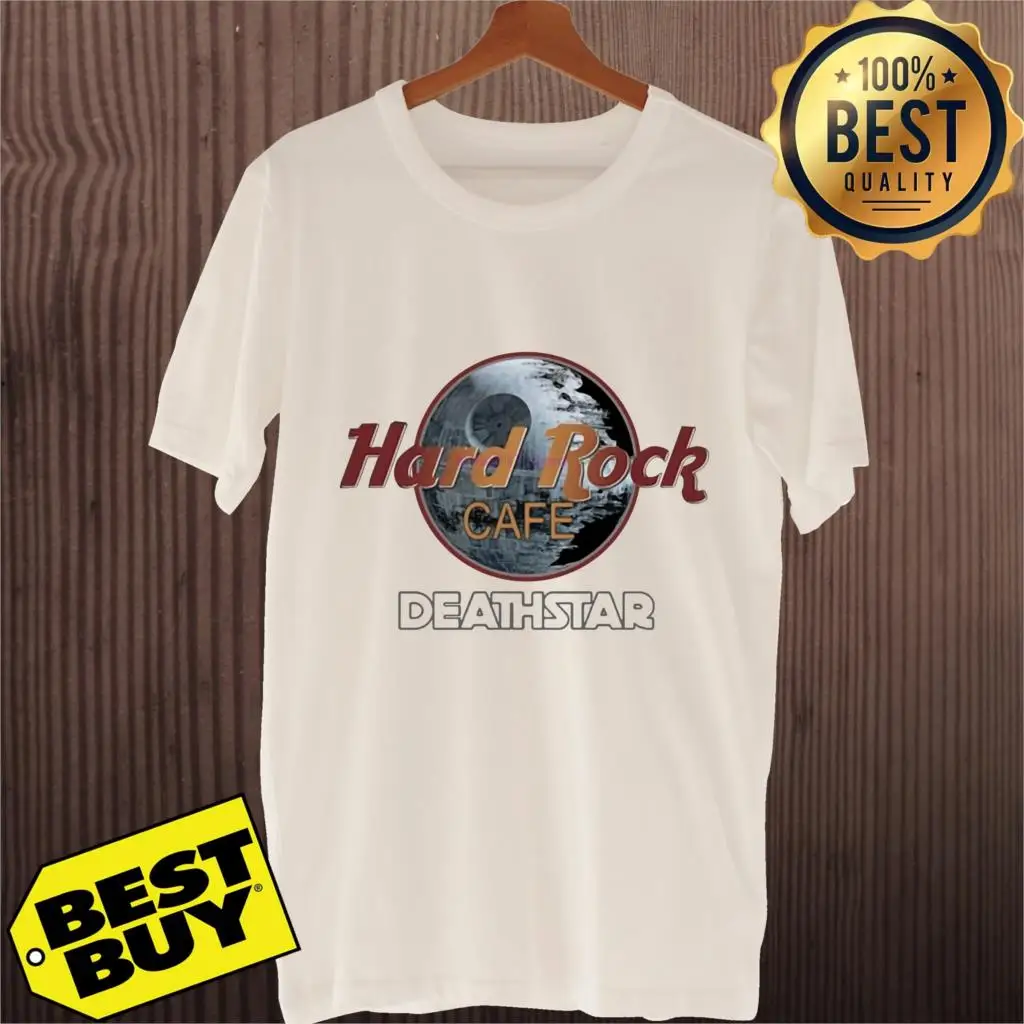 

Brand Hard Rock Cafe Death Star Shirt 2019 Summer Men's Short Sleeve T Shirt