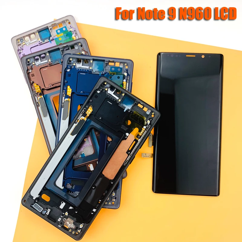 Супер AMOLED Мобильный телефон lcd для SAMSUNG GALAXY Note 9 ЖК-дисплей сенсорный экран дигитайзер сборка Рамка для SAMSUNG Note 9 lcd