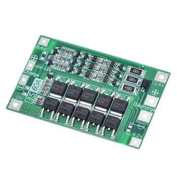 

2Pcs 3S 60A Li-Ion Lithium Battery Charger Protection Board Balance for Drill Motor 14.8V 16.8V