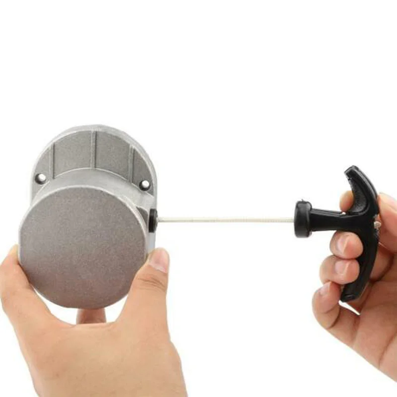 

1pc Hand Pull Starter Engine Motorized Bicycle Upgrade Replacement 50CC 60CC 80CC Metal Silver