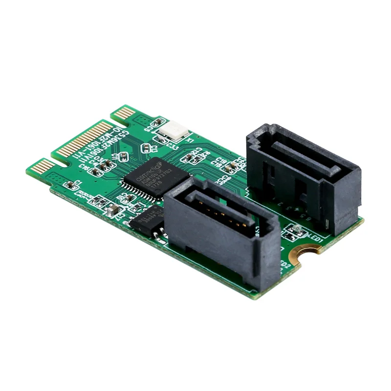 QINDIAN добавить на картах HDD/SSD/SATA Raid контроллер/карта M2 к SATA M.2 SATA карта порт мультипликатор SATA 3 B+ M ключ M.2 кабель адаптера