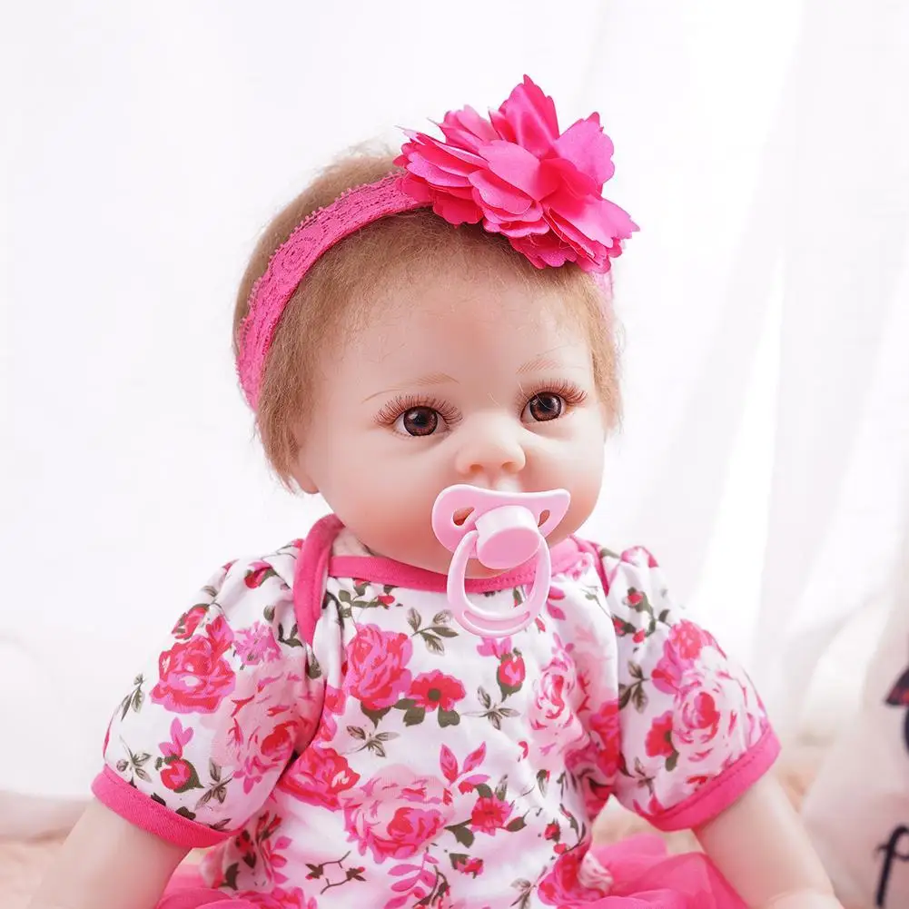 NPK Bebes Кукла реборн 55 см куклы для маленьких девочек Мягкие силиконовые Boneca Reborn Детские подарки игрушки для кровати