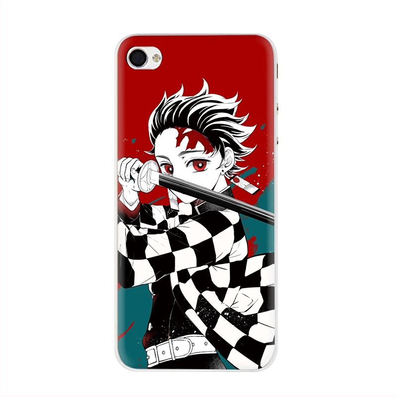H4 Жесткий пластиковый Чехол Demon slayer для iphone 5 5C 5S SE 6 6S 7 8 Plus X XR XS 11 Pro Max - Цвет: H4
