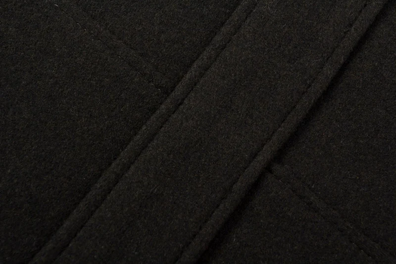 TANG зимняя высококачественная Мужская модная утепленная Тренч мужская повседневная 50% шерстяная шуба норковый воротник деловое Мужское пальто