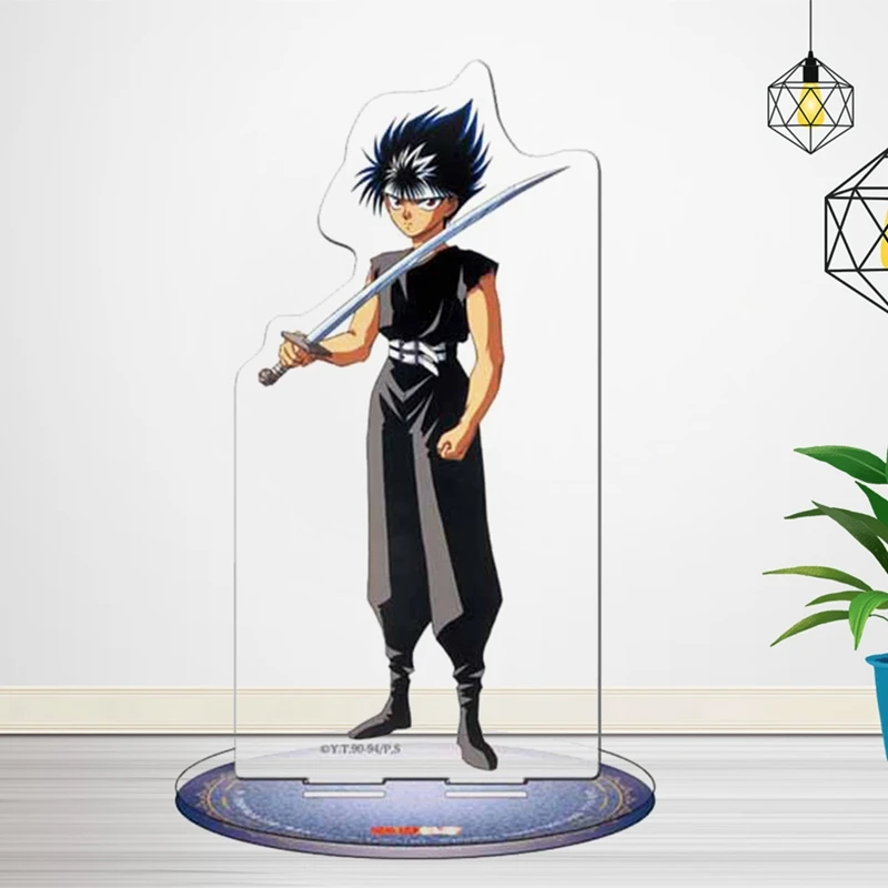 Японское аниме фигурка Hakusho Kurama/мимолетная тень акриловая фигурка Коллекционная модель лицензирования
