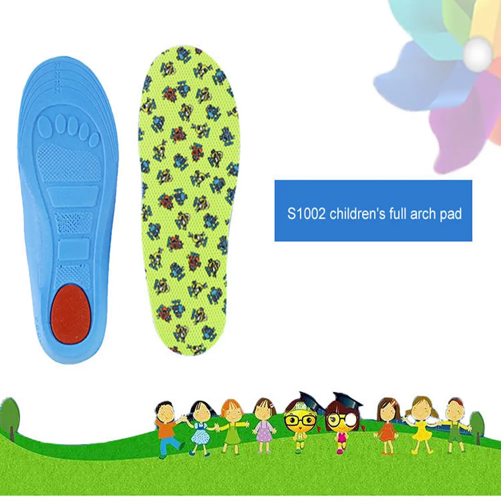 

Children Correction Insoles PU Foot Valgus Orthopedic Pad Gel Foot Arch Supporting Inserts
