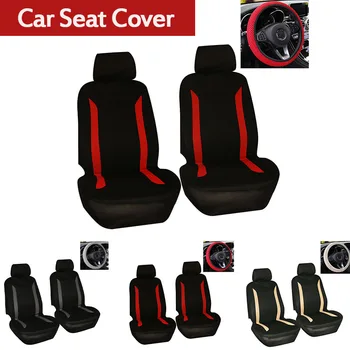 

5 pcs Universal Car Seat Covers Interior Accessories Auto Vehicle Seat Protector with 2 mm Composite Sponge Polyester Cloth