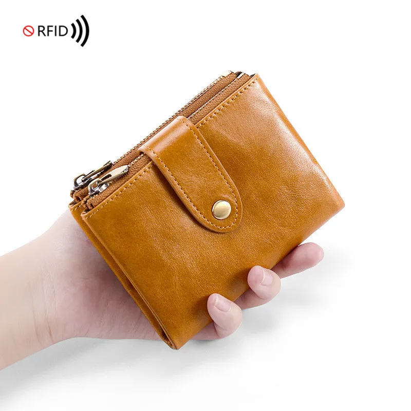 SONG FRIEND мужской кошелек из натуральной кожи RFID портмоне маленький держатель карточек портфель Portomonee мужской кошелек Карманный кофе деньги