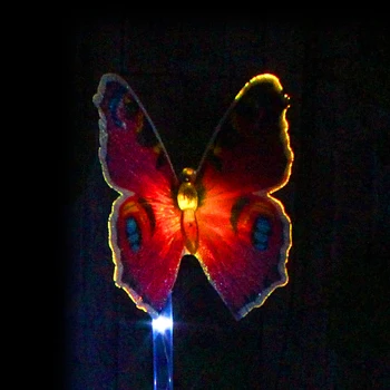 

Hot 4Pcs LED Solar Garden Lawn light Color-Changing Party Birthday Luminous Stake Garden Decor Outdoor Lighting Glow Party Suppl