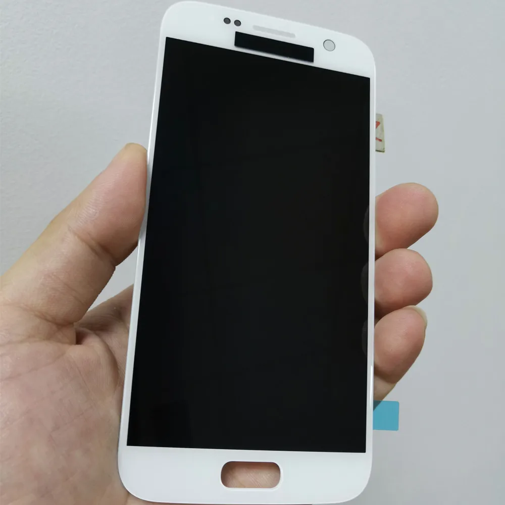 Супер AMOLED ЖК-дисплей без рамки для SAMSUNG Galaxy s7 G930 G930F сенсорный экран дигитайзер