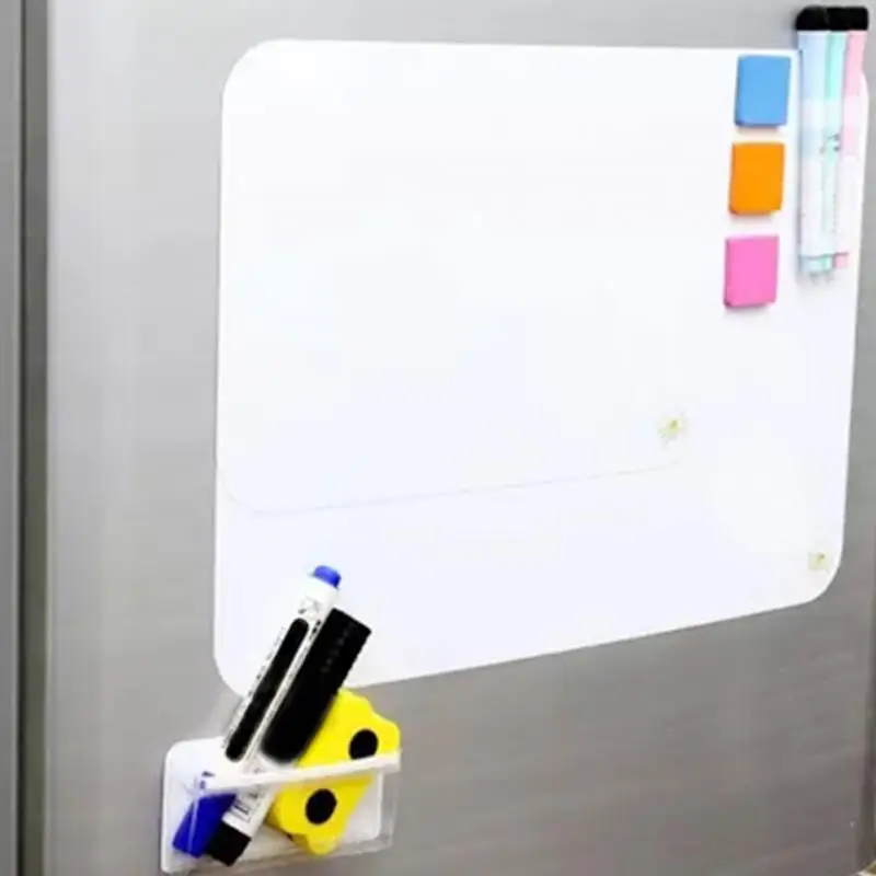 Портативный для письма холодильник блокнот для заметок прочная доска мягкая магнитная запись план оставить сообщения доска для сообщений