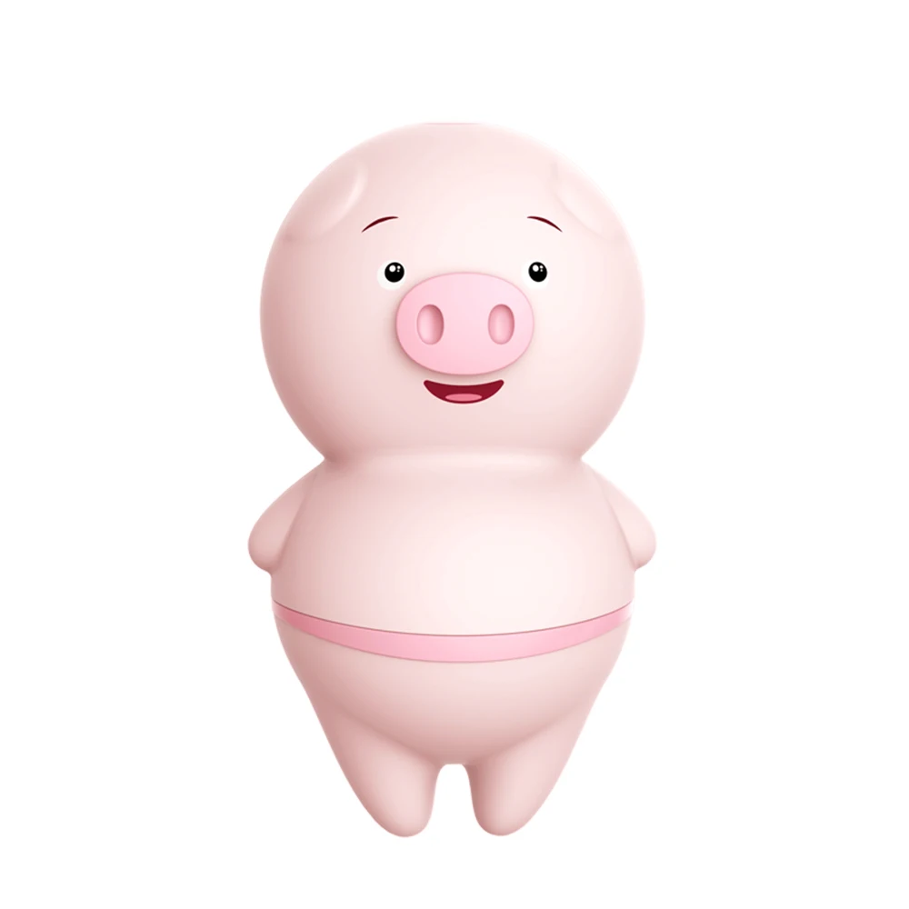 Vibratore a lingua maialino rosa carino massaggiatore clitoride_voghion.com
