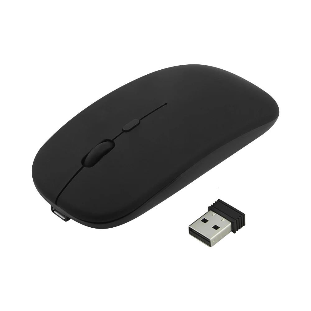 CHYI Bluetooth 5,0+ 2,4 ГГц Беспроводная Двухрежимная Usb перезаряжаемая компьютерная мышь эргономичная ультра тонкая Бесшумная оптическая мышь для ПК