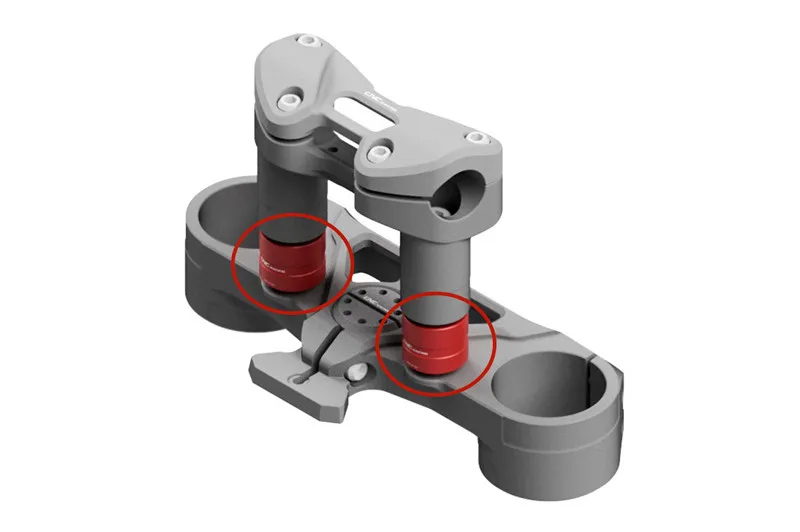 CNC алюминиевые части мотоцикла, стояки для руля, повышающий набор, поднимает заготовку для Ducati Multistrada1260s, пики пика МТС 950/1200