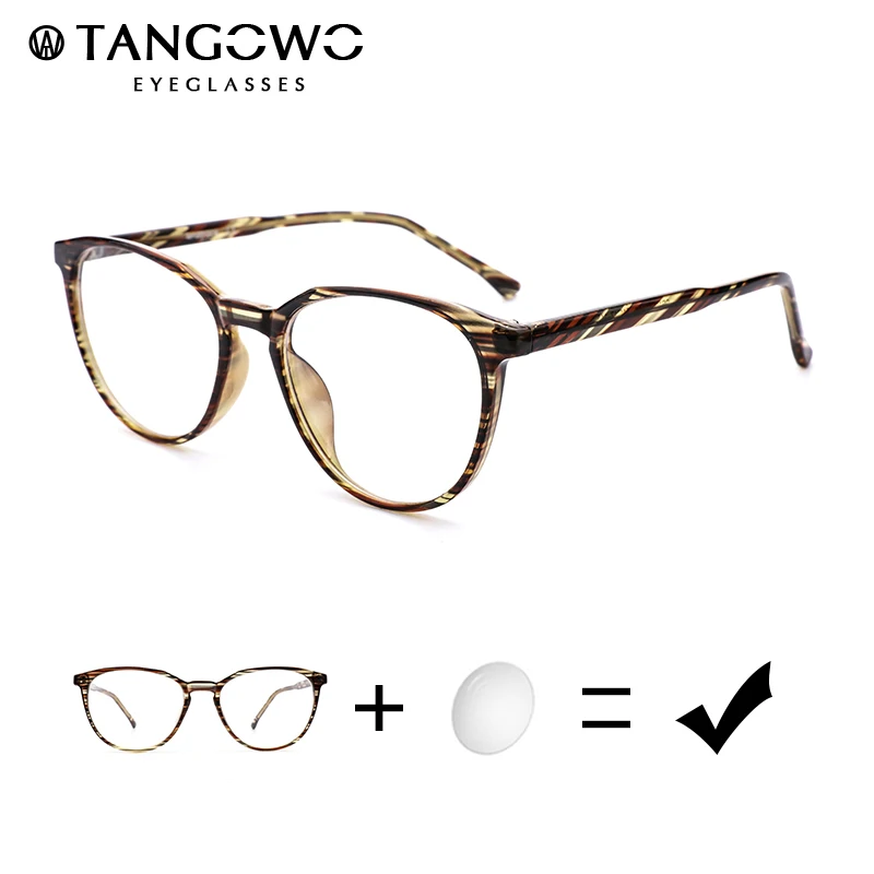 

TANGOWO Male Prescription Mens Myopia Glasses Men Optical Eyewear Acetate Glasses Grade Glass Frame Eyeglass Men Degree Eyewear